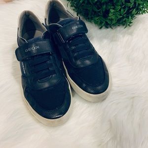 GEOX leather /canvas kids sneakers